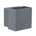 LED Au�enwandleuchte CYBO, IP65, eckig, 10x10cm, 2x 3,5W 2700K 85�, drehbar, wei�