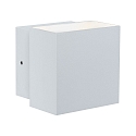 LED Au�enwandleuchte CYBO, IP65, eckig, 10x10cm, 2x 3,5W 2700K 85�, drehbar, wei�