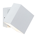 Paulmann LED Au�enwandleuchte CYBO, IP65, eckig, 10x10cm, 2x 3,5W 2700K 85�, drehbar, wei�