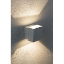Paulmann LED Au�enwandleuchte CYBO, IP65, eckig, 10x10cm, 2x 3,5W 2700K 85�, drehbar, wei�