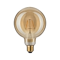 LED Vintage Globe125, E27, 2.5W 1700K, Goldglas klar