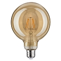 Paulmann LED Vintage Globe125, E27, 6.5W 1700K, Goldglas klar