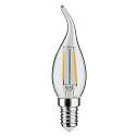 Paulmann LED Filament Kerze Windsto�, 230V, E14, 2.8W 2700K 250lm, dimmbar, klar