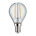 Paulmann LED Filament Drop lamp P45, 230V, E14, 4.8W 2700K 470lm, dimmable, glass clear