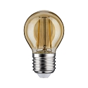 Paulmann LED Filament Tropfen P45, 230V, E27, 2.6W 2500K 260lm, Goldglas klar