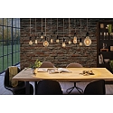 Paulmann LED Filament Drop Lamp P45, 230V, E14, 4.7W 2500K 430lm, dimmable, gold glass clear
