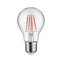 Paulmann LED Deko-Filament Birne ROT NonDim, 230V, E27, 1.3W 1000K 40lm, Glas klar