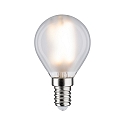 LED Filament Tropfen P45, 230V, E14, 5W 4000K 470lm, dimmbar,  unststoff matt