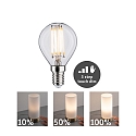 LED Filament Tropfen P35, 230V, E14,  5W 2700K 432lm, 3-stufig dimmbar, klar