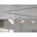 Paulmann LED Reflektorlampe Edition Special, � 10cm, innenverspiegelt, 230V, GU10, 4.9W 3000K 360lm, 3step dimmbar, Wei� / Silber