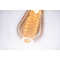 Paulmann Dekorative LED Edisonlampe ST64 INNER GLOW SPIRAL, E27, 3.6W 1800K 120lm, dimmbar, Goldglas