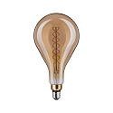 Paulmann LED Filament BIG DROP, Doppel-Spiral, � 16cm / L 30cm, 230V, E27, 7W 1800K 400lm, dimmbar, Gold