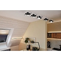 Paulmann LED Stiftsockel-Reflektorlampe, 12V, GU5.3, 6.5W 4000K 445lm 800cd 36�, dimmbar, schwarz matt RAL9004