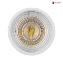 Paulmann LED Stiftsockel-Reflektorlampe, 12V, GU5.3, 6.5W 4000K 445lm 800cd 36°, dimmbar, weiß matt RAL9003