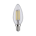 Paulmann LED Filamentlampe Kerzenform, E14, 4,8W, 4000K, 470lm, klar