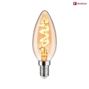 LED Lampe Kerzenform, E14, 4W 2500K, 150lm, dimmbar, gold