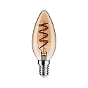 Paulmann LED Lampe Kerzenform, E14, 4W 2500K, 150lm, dimmbar, gold