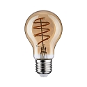 Paulmann LED Birnenlampe, E27, 5W, 2500K, 250lm, dimmbar, gold