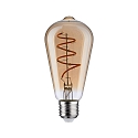 Paulmann LED Lampe ST64, E27, 5W, 2500K, 250lm, dimmbar, gold