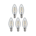 Paulmann filament lamp candle set of 5 E14 5W 470lm 2700K CRI 80-89