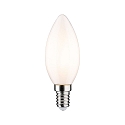 LED Filamentlampe Kerze, E14, 4,5W, 2700K, 470lm, dimmbar, opal