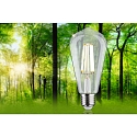 Paulmann LED Edison-Filament ECO-LINE ST64, E27, 4W 4000K 840lm, schaltbar, klar