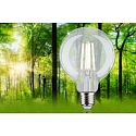 Paulmann filament lamp globe ECO-LINE G95 switchable G95 clear E27 4W 840lm 4000K 360� CRI >80  clear