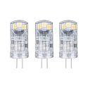 LED Stiftsockellampe G4, 3er Pack, 1,8W, 12V, 2700K, 200lm