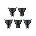 Paulmann WIFI LED Smart light bulb RGBW set of 3, ZigBee controllable GU10 4,8W 350lm 2200-6500K 38� CRI 80-89 dimmable