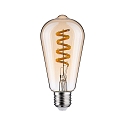 Paulmann LED Smart Home Filamentlampe ZigBee ST64, Tunable White, 230V, E27, 7,5W, 2200-5500K, 600lm, dimmbar, gold