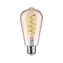 Paulmann LED Smart Home Filamentlampe ZigBee ST64, Tunable White, 230V, E27, 7,5W, 2200-5500K, 600lm, dimmbar, gold