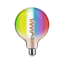 LED Smart Home Filamentlampe ZigBee G125, RGBW, E27, 230V, 6,3W, 2200-6500K, 470lm, dimmbar, gold