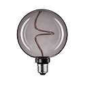 Paulmann LED Filament-Globelampe FLOATING SHINE G125 V1, 230V, E27, 4W 1800K 150lm, 3-step dimmbar, Rauchglas