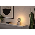 Paulmann LED Deko-Filament METALLIC GLOW ZYLINDER, E27, 4W 1800K 160lm, 3-step dimmbar, Metallkorb, schwarz