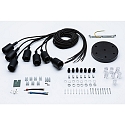 Paulmann Pendelleuchte NEORDIC KETIL, 7-flammig, 7x E27 max. 20W, individuell, schwarz