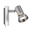 Paulmann Spot Teja 1 flame nickel satined, excl. Lamp, max. 10W GU10