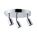 ceiling luminaire CAROLINA 3 flames GU10 IP44, chrome 