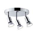 Paulmann Spotlight CAROLINA Deckenstrahler, 3x GU10, 230V, IP44, chrom