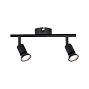 Paulmann spot CAROLINA 2 flames GU10, black matt dimmable