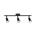 Paulmann spot CAROLINA 3 flames GU10, black matt dimmable