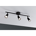 Paulmann spot CAROLINA 3 flames GU10, black matt dimmable