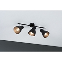 Paulmann Spotleiste DAVY, IP44, 3-flammig, 3x E27 max. 20W (exkl.), Metall, Schwarz