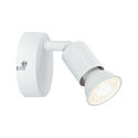 Paulmann spot CAROLINA 1 flame GU10, white matt dimmable