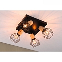 Paulmann spot LANKA 4 flames E14, black dimmable