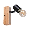 Paulmann spot ARVID 1 flame E27, black dimmable