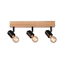 Paulmann spot ARVID 3 flames E27, black dimmable