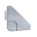 Accessories DELTA Profile End cap, set of 2, aluminum matt