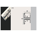 Paulmann MaxLED / Your LED Strip Duo Alu-Profil Set, 200cm, inkl. Seiten-Diffusoren, Alu eloxiert