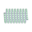 Paulmann LED Strip MAXLED 1000 Basisset 3m, 33W, 75VA, 3000K, IP44, mit Fernbedienung, rgbw, silber