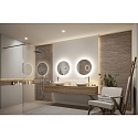Paulmann mirror with lighting MIRRA LED � 60CM . INK. 3X ZOOM round, with cosmetic mirror IP44, white dimmable